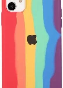 Silicone Case Rainbow pour iPhone 12