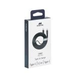 Cable Type-C Vers Type-C RIVACASE 1.2M - Black